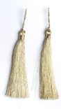 Tassel Metallic Light Gold 4"