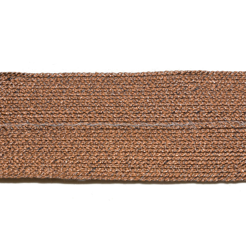 Metallic Webbing Tape Brass 2 Inch