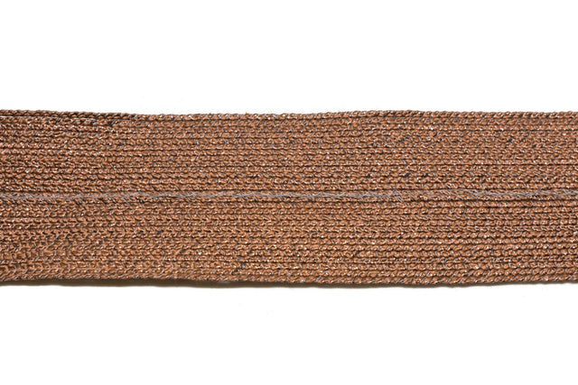 Metallic Webbing Tape Brass 2 Inch