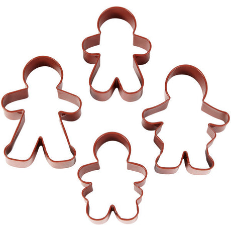 Wilton Gingerbread Family Cookie Cutter Set – 4 Piece