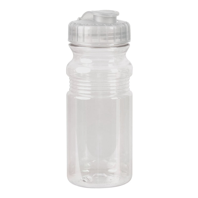USA Made 20oz Translucent Sport Water Bottle With Snap Cap