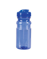 USA Made 20oz Translucent Sport Water Bottle With Snap Cap