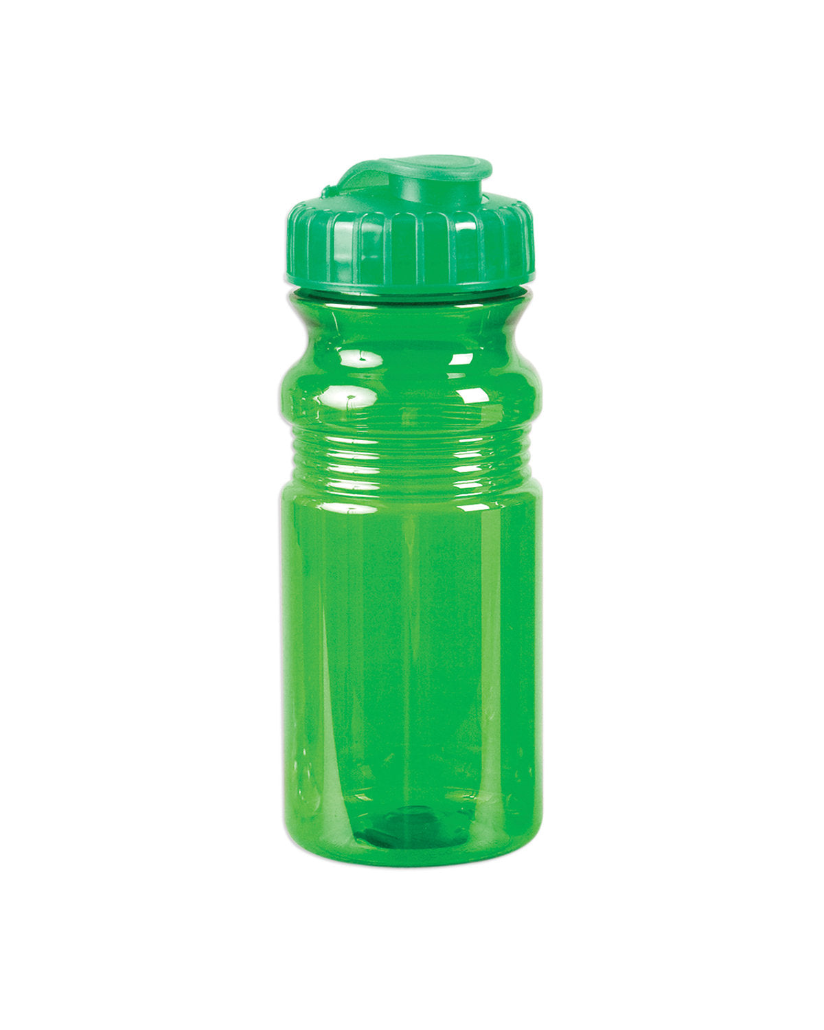 USA Made 20oz Translucent Sport Water Bottle With Snap Cap