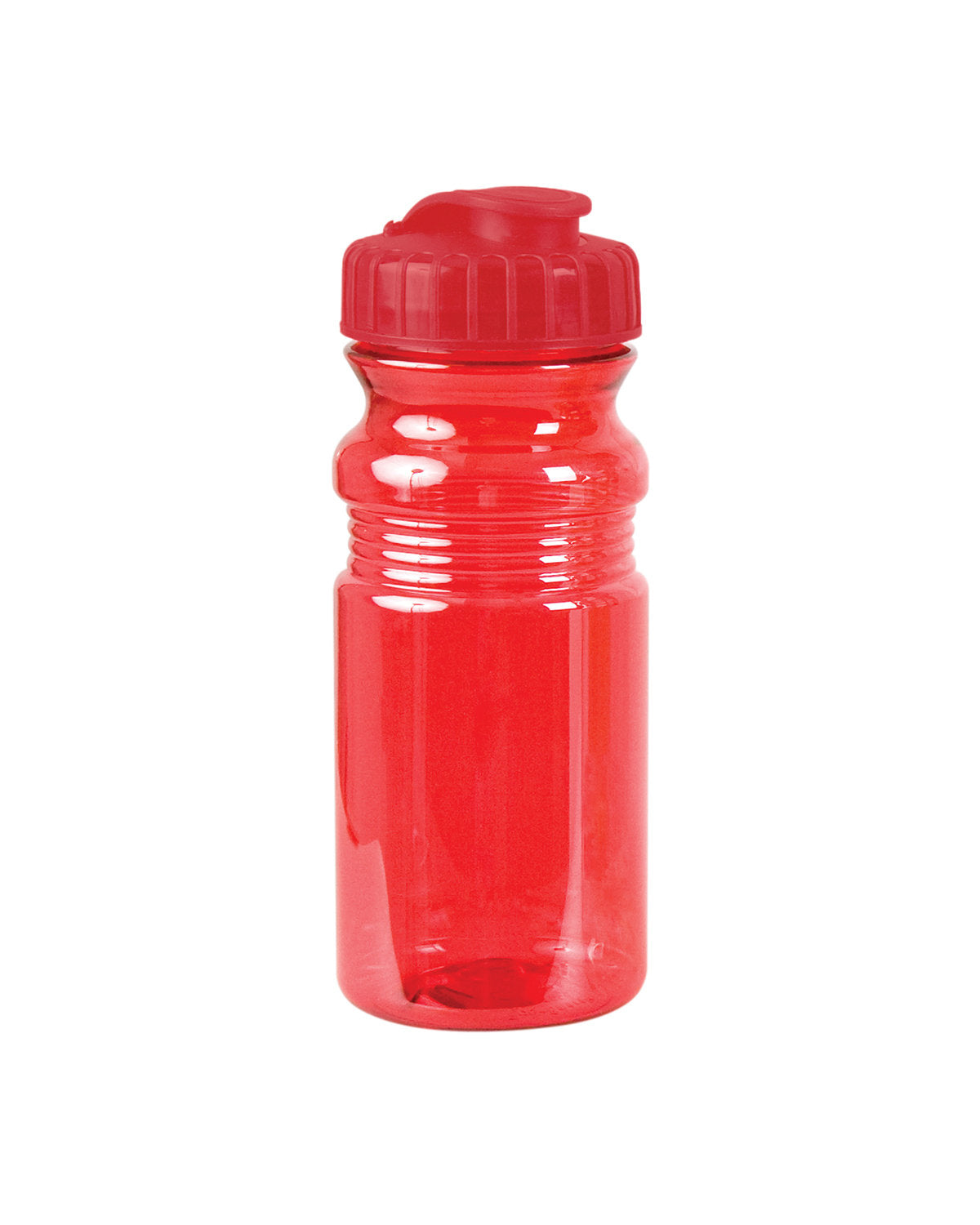 USA Made 20oz Translucent Sport Water Bottle With Snap Cap