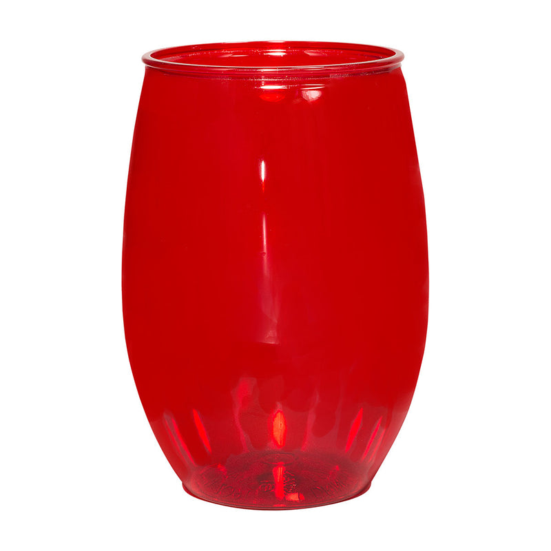 USA Made 16oz PET Stemless Wine Glass