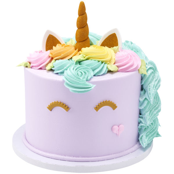 Unicorn Creations Gum Paste cake topper set