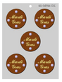 CK Products Mardi Gras Medallion Chocolate Mold, 2½"