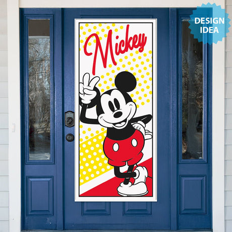 Mickey Mouse Door Poster