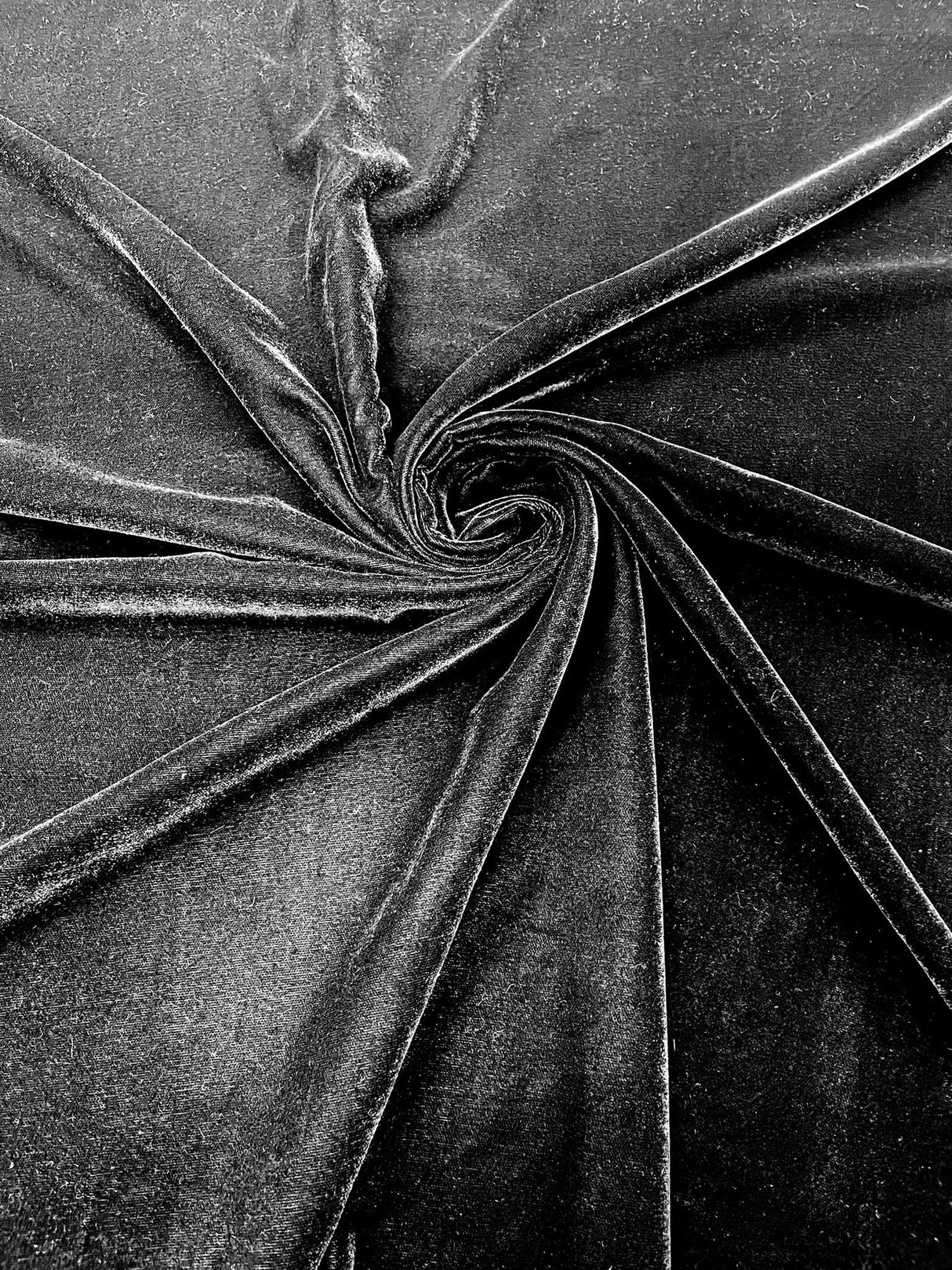 Micro Velvet Polyester Fabric - Solid, 45" Width (1 Yard)