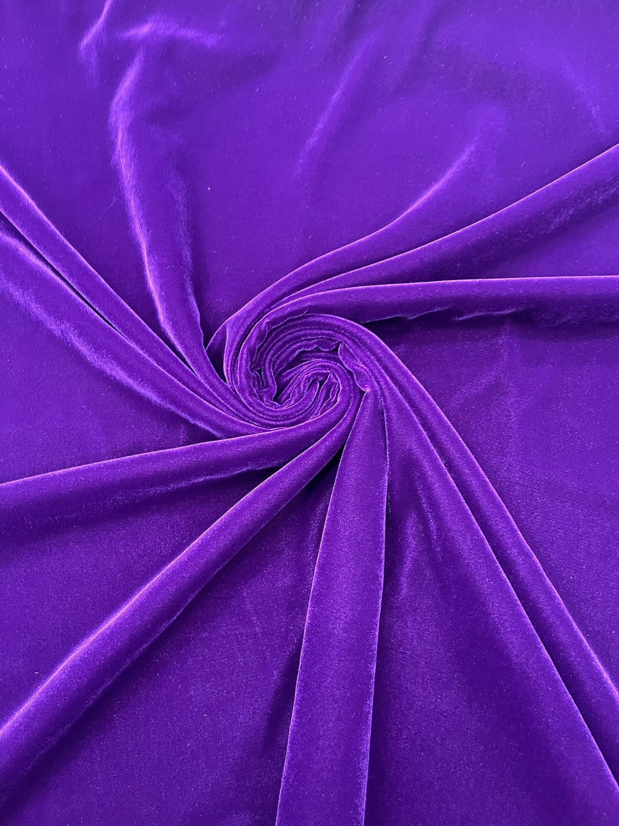 Micro Velvet Polyester Fabric - Solid, 45" Width (1 Yard)