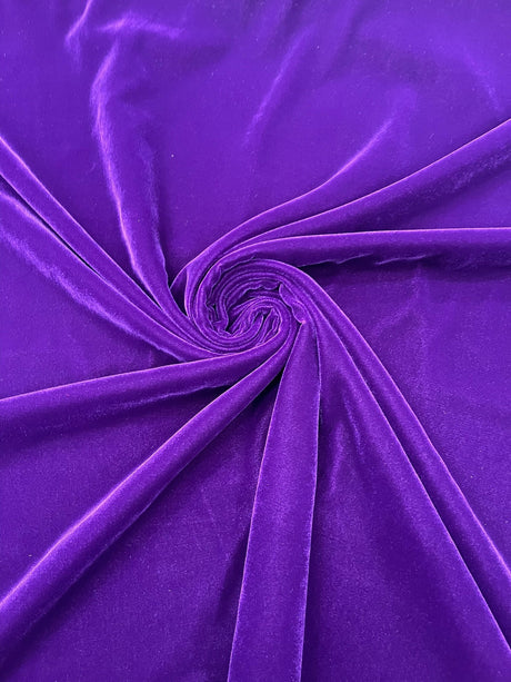 Micro Velvet Polyester Fabric - Solid, 45" Width (1 Yard)