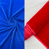 Micro Velvet Polyester Fabric - Solid, 45" Width (1 Yard)