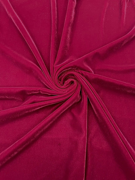 Micro Velvet Polyester Fabric - Solid, 45" Width (1 Yard)