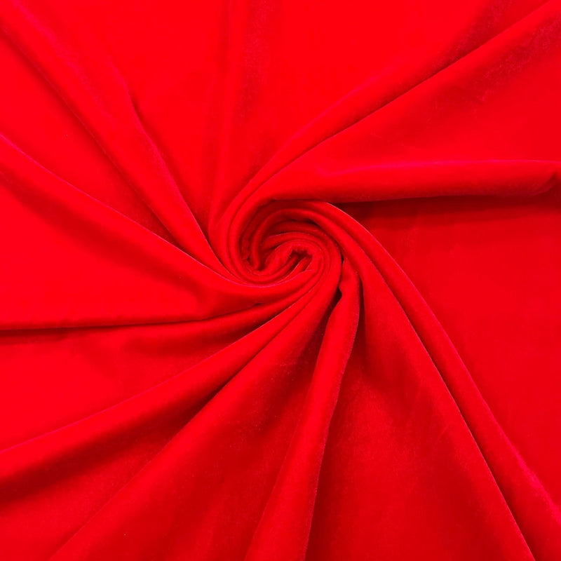 Micro Velvet Polyester Fabric - Solid, 45" Width (1 Yard)