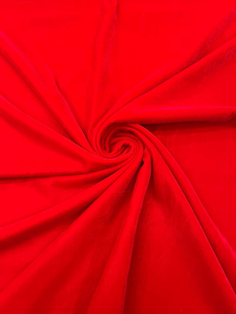 Micro Velvet Polyester Fabric - Solid, 45" Width (1 Yard)