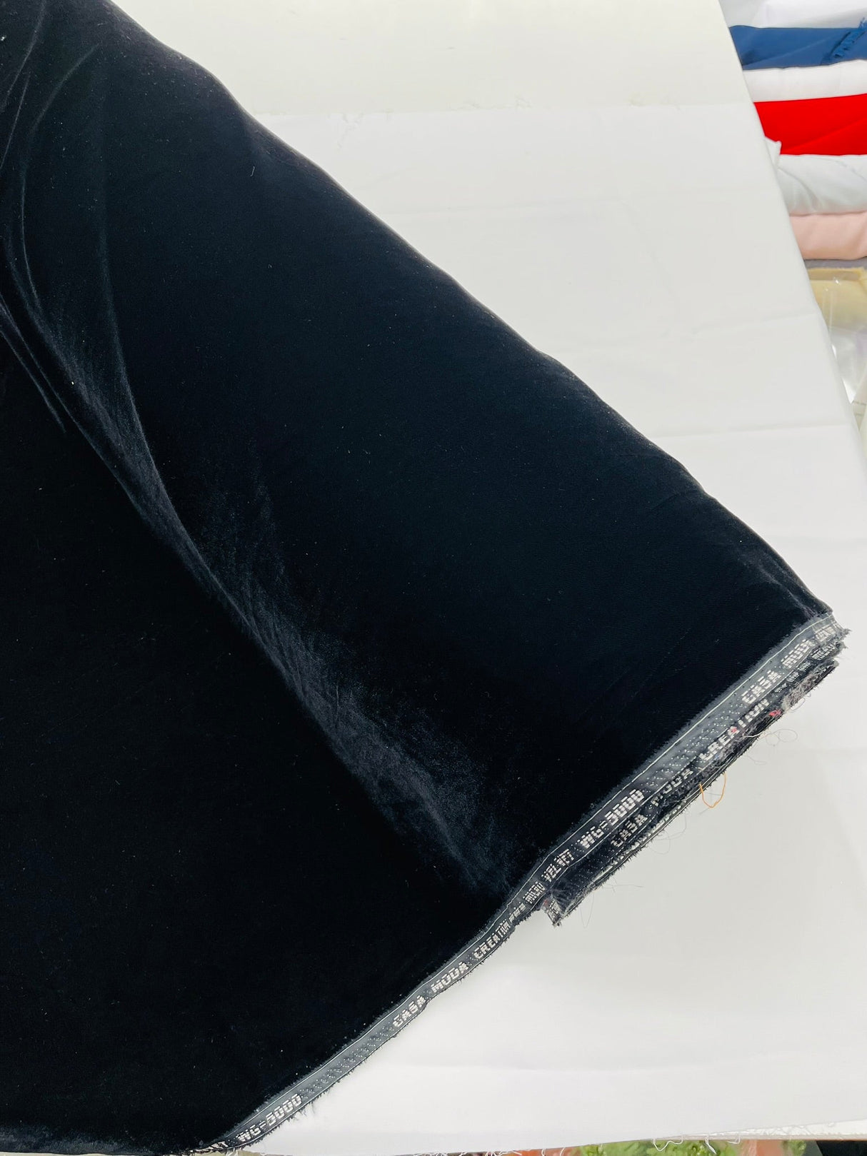 Micro Velvet Polyester Fabric - Solid, 45" Width (1 Yard)