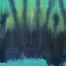 Foiled Spandex Tie-Dye Midnight Blue