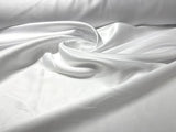 Mikado Taffeta Stretch Taffeta Fabric - Black, Burgundy, Royal Blue, White, 58" Width (1 Yard)