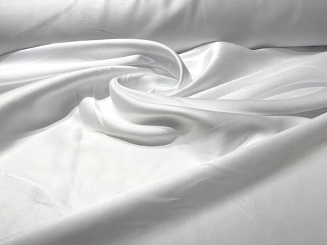 Mikado Taffeta Stretch Taffeta Fabric - Black, Burgundy, Royal Blue, White, 58" Width (1 Yard)