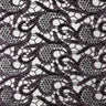 Milania Foiled Lace Polyester Fabric - Paisley Design, 45" Width (1 Yard)