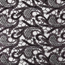 Foiled Lace Paisley in Fuchsia, Royal, Silver