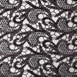 Foiled Lace Paisley in Fuchsia, Royal, Silver