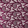 Milania Foiled Lace Polyester Fabric - Foiled Paisley, 45" Width, 270 Gsm (1 Yard)