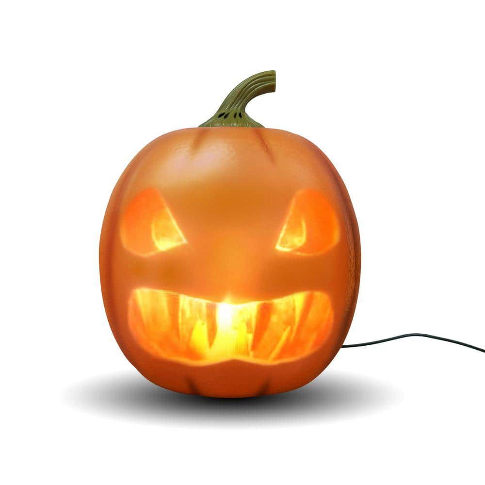 Jabberin’ Jack 12 in. Animated Pumpkin Halloween Decor