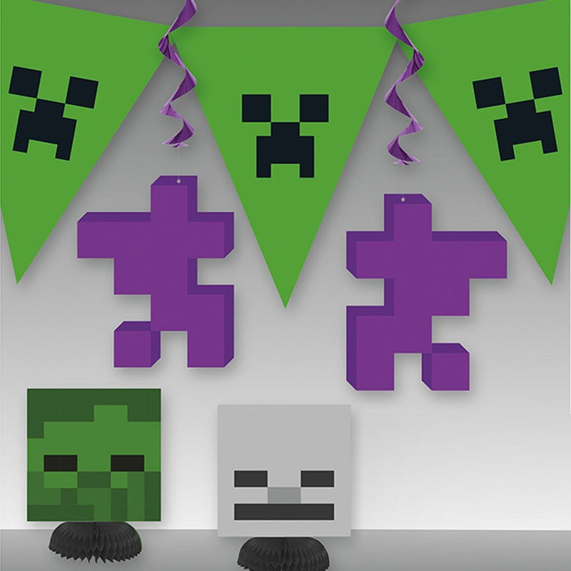 Minecraft Party Decoration Kit 7-Piece