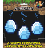 Minecraft Hanging Swirls 3 Pack