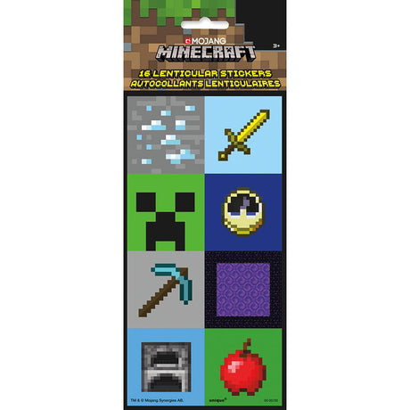 Minecraft Stickers 16 Pack