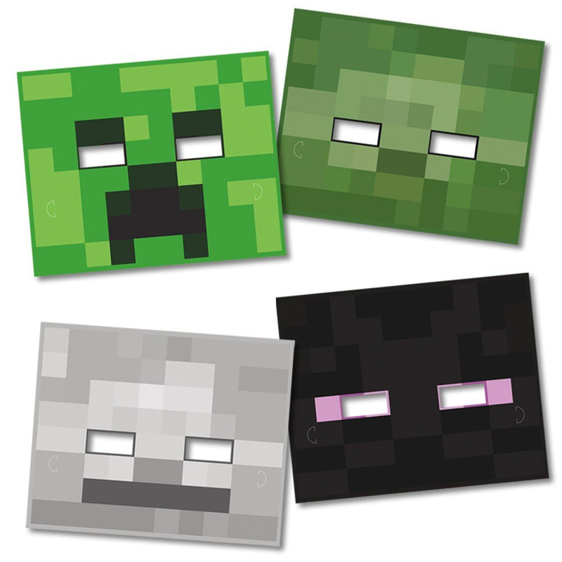 Minecraft Paper Masks 8 Pack