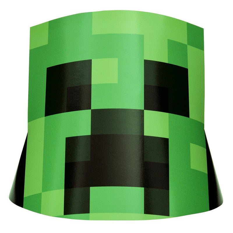 Minecraft Party Hats 8 Pack