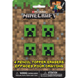 Minecraft Pencil Tops 4 Pack