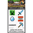 Minecraft Temporary Tattoos 24 Pack
