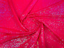 Mini Sequin Polyester Fabric - Iridescent Sequin Mesh, 52" Width (1 Yard)