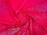 Mini Sequin Polyester Fabric - Iridescent Sequin Mesh, 52" Width (1 Yard)