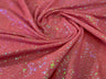 Mini Sequin Polyester Fabric - Iridescent Sequin Mesh, 52" Width (1 Yard)