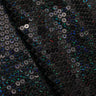 All-Over Mini Sequins Polyester Spandex Fabric - Gold, Red, Black, Round Sequins, 58/60" Width (1 Yard)