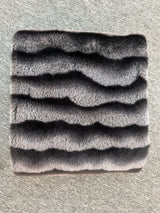 Minko 13 Faux Mink Fabric - Black Stripe, 50" X 60" Throw (1 Throw)