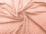 Minky Dot Polyester Fabric - Dimple Dot, 58" Width (1 Yard)