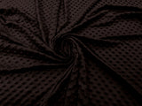 Minky Dot Polyester Fabric - Dimple Dot, 58" Width (1 Yard)
