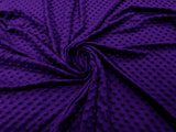 Minky Dot Polyester Fabric - Dimple Dot, 58" Width (1 Yard)