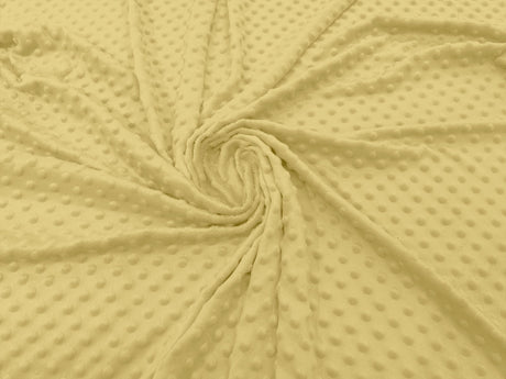 Minky Dot Polyester Fabric - Dimple Dot, 58" Width (1 Yard)