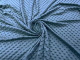 Minky Dot Polyester Fabric - Dimple Dot, 58" Width (1 Yard)
