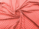 Minky Dot Polyester Fabric - Dimple Dot, 58" Width (1 Yard)