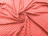 Minky Dot Polyester Fabric - Dimple Dot, 58" Width (1 Yard)