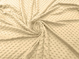 Minky Dot Polyester Fabric - Dimple Dot, 58" Width (1 Yard)