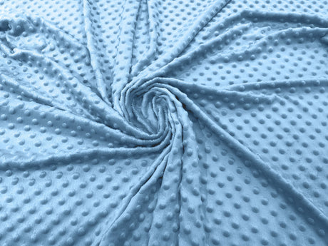Minky Dot Polyester Fabric - Dimple Dot, 58" Width (1 Yard)