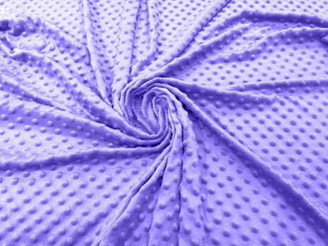 Minky Dot Polyester Fabric - Dimple Dot, 58" Width (1 Yard)